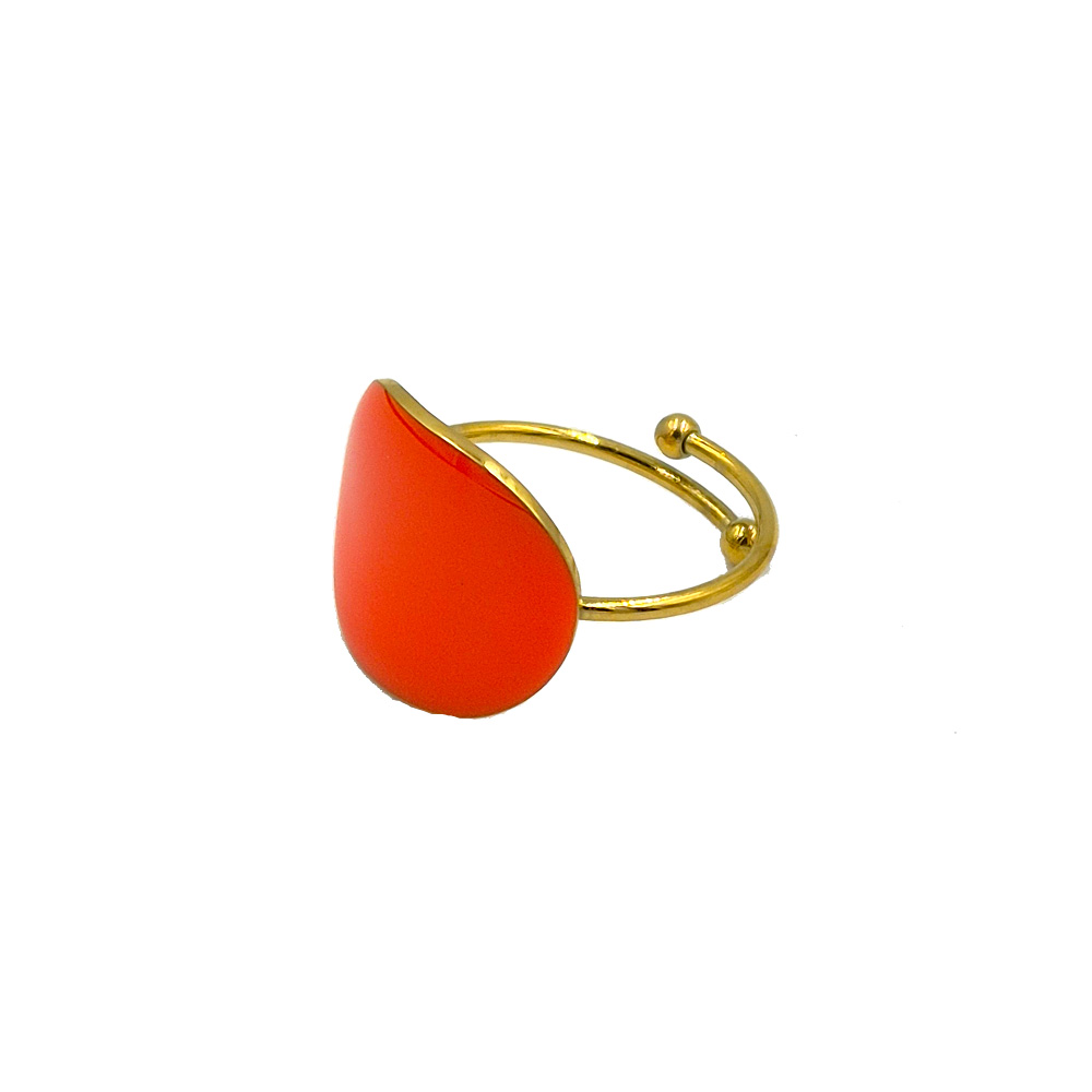Δαχτυλίδι πορτοκαλί 2