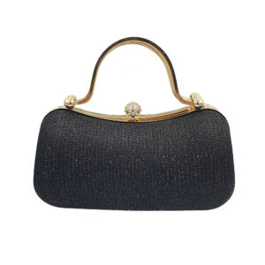 Βραδινό μαύρο τσαντάκι clutch