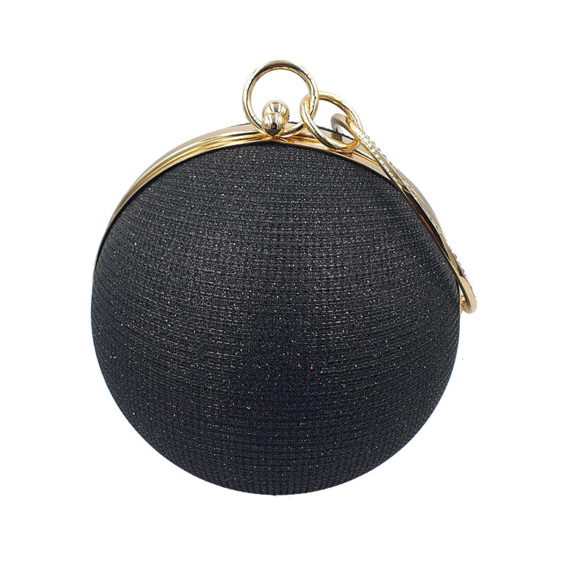 Βραδινό μαύρο τσαντάκι clutch