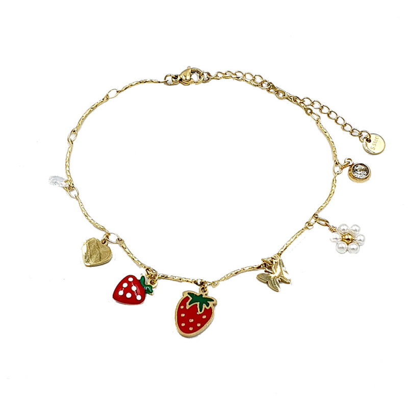 Βραχιόλι ποδιού με charms