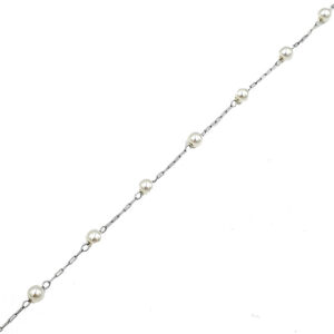 Βραχιόλι ασημί με πέρλες 2 - bijouxbijoux